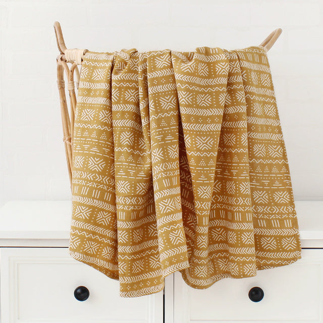 120x120cm Muslin Blanket Cotton Baby Swaddle Bamboo Soft