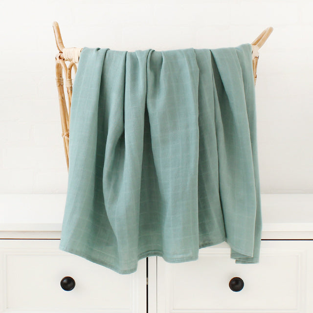 120x120cm Muslin Blanket Cotton Baby Swaddle Bamboo Soft