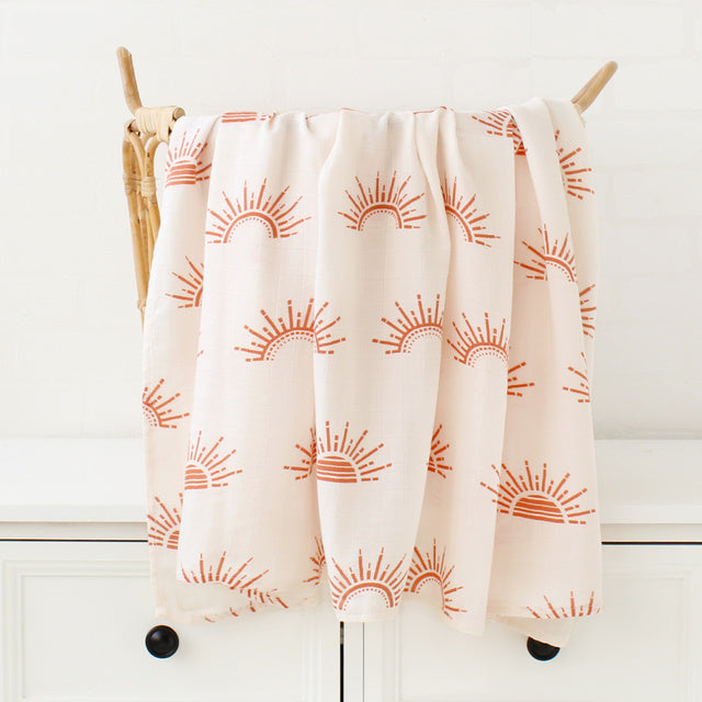 120x120cm Muslin Blanket Cotton Baby Swaddle Bamboo Soft