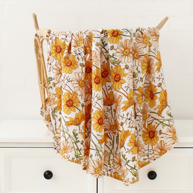 120x120cm Muslin Blanket Cotton Baby Swaddle Bamboo Soft